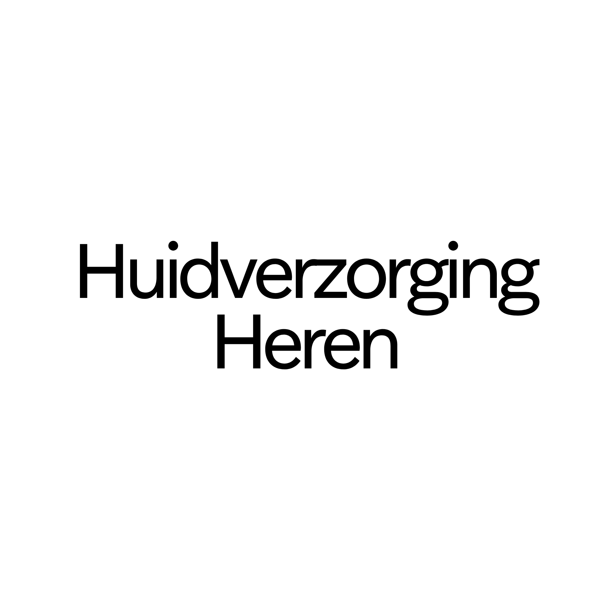 Huidverzorging - Heren