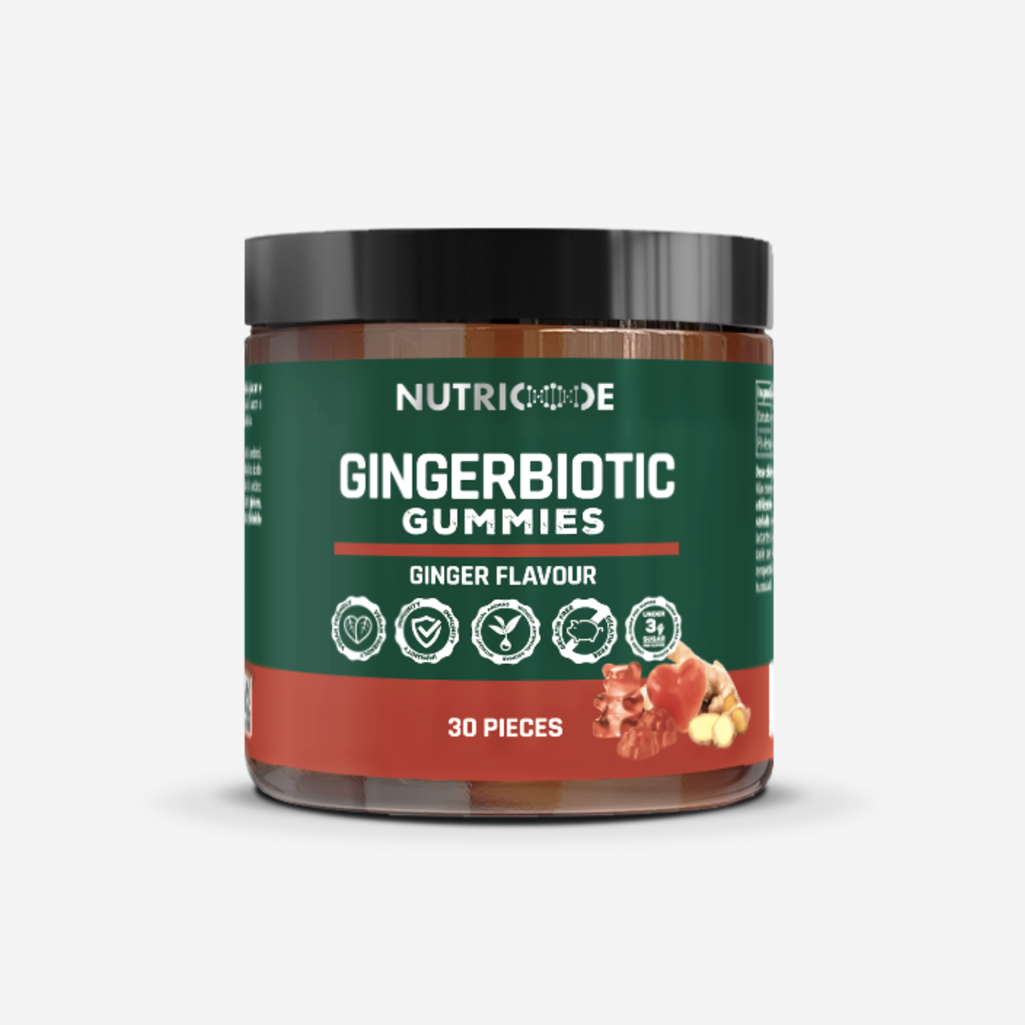 Nutricode Gingerbiotic Gummies